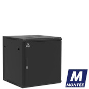 Coffret mural 12U monté, Porte pleine, 600X600X635 LxPxH (mm)
