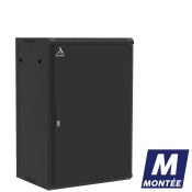 Coffret mural 18U monté, Porte pleine, 600X450X901 LxPxH (mm)