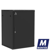 Coffret mural 18U monté, Porte pleine, 600X600X901 LxPxH (mm)