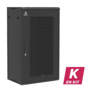 Coffret mural 21U en kit, Porte nid d'abeille, 600X450X1035 LxPxH (mm)