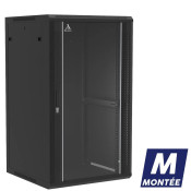 Coffret mural 21U monté, Porte en verre, 600X600X1035 LxPxH (mm)