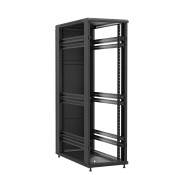 Baie en kit Ligne 1200 42U 600x1200mm, porte avant : Sans Porte, porte arrière : Simple Pleine, sans panneaux latéraux