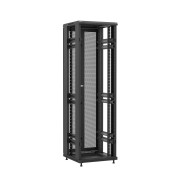Baie en kit Ligne 1200 42U 600x600mm, porte avant : Sans Porte, porte arrière : Double Nid d'Abeille, sans panneaux latéraux