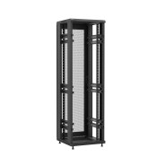Baie en kit Ligne 1200 42U 600x600mm, porte avant : Sans Porte, porte arrière : Simple Nid d'Abeille, sans panneaux latéraux