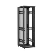Baie en kit Ligne 1200 42U 600x800mm, porte avant : Sans Porte, porte arrière : Simple Verre, sans panneaux latéraux