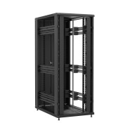 Baie en kit Ligne 1200 42U 800x1200mm, porte avant : Sans Porte, porte arrière : Double Pleine, sans panneaux latéraux