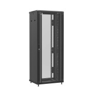 Baie en kit Ligne 1200 42U 800x600mm, porte avant : Simple Verre, porte arrière : Sans Porte, avec panneaux latéraux