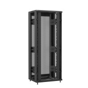 Baie en kit Ligne 1200 42U 800x600mm, porte avant : Sans Porte, porte arrière : Simple Nid d'Abeille, sans panneaux latéraux