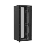 Baie en kit Ligne 1200 42U 800x800mm, porte avant : Sans Porte, porte arrière : Double Verre, avec panneaux latéraux
