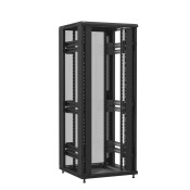 Baie en kit Ligne 1200 42U 800x800mm, porte avant : Sans Porte, porte arrière : Simple Verre, sans panneaux latéraux