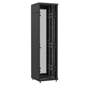 Baie en kit Ligne 1200 47U 600x600mm, porte avant : Sans Porte, porte arrière : Simple Nid d'Abeille, avec panneaux latéraux