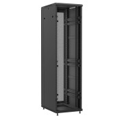 Baie en kit Ligne 1200 47U 600x800mm, porte avant : Sans Porte, porte arrière : Double Nid d'Abeille, avec panneaux latéraux