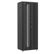 Baie en kit Ligne 1200 47U 800x600mm, porte avant : Double Verre, porte arrière : Double Verre, avec panneaux latéraux