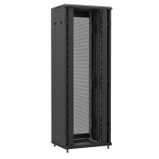 Baie en kit Ligne 1200 47U 800x600mm, porte avant : Sans Porte, porte arrière : Simple Nid d'Abeille, avec panneaux latéraux