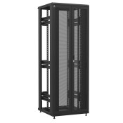 Baie en kit Ligne 1200 47U 800x800mm, porte avant : Double Nid d'Abeille, porte arrière : Sans Porte, sans panneaux latéraux