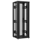 Baie en kit Ligne 1200 47U 800x800mm, porte avant : Sans Porte, porte arrière : Simple Verre, sans panneaux latéraux