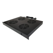 12839 - UNITE DE 4 VENTILATEURS SANS THERMOSTAT 1U PROF 35CM -