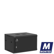 Coffret mural 6U monté, Porte pleine, 600X450X368 LxPxH (mm)