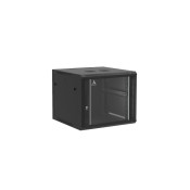Coffret mural 9U monté, Porte en verre, 600X600X501 LxPxH (mm)