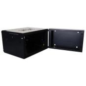 Coffret mural 6U pivotant monté, Porte pleine, 600X600 LxPxH (mm)
