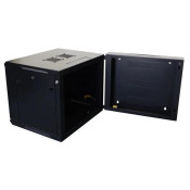 Coffret mural 9U pivotant monté, Porte pleine, 600X600 LxPxH (mm)