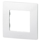 Niloé plaque 1 poste blanc - Legrand