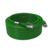 CORDON RJ45 CAT6 FUTP 100OHMS LSOH SURMOULE VERT LG 10M