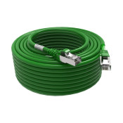 CORDON RJ45 CAT6 FUTP 100OHMS LSOH SURMOULE VERT LG 20M