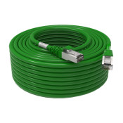 CORDON RJ45 CAT6 FUTP 100OHMS LSOH SURMOULE VERT LG 30M