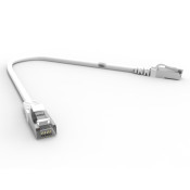 Cordon RJ45 CAT6A SFTP 100 OHM - Blanc - 0.3m
