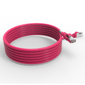 Cordon RJ45 CAT6A SFTP 100 OHM - ROSE