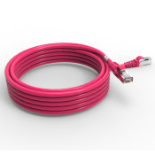 Cordon RJ45 CAT6A SFTP 100 OHM - ROSE