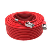 2245R - Cordon RJ45 CAT6A SFTP 100 OHMS LSOH, Couleur : Rouge, Longueur : 20m