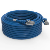 Cordon RJ45 cat7 SFTP 100 Ohms LSOH surmoulé bleu 10m