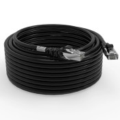 Cordon RJ45 cat7 SFTP 100 Ohms LSOH surmoulé noir 10m