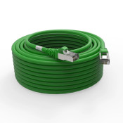 Cordon RJ45 cat7 SFTP 100 Ohms LSOH surmoulé vert 15m