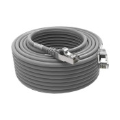 Cordon RJ45 cat7 SFTP 100 Ohms LSOH surmoulé gris 20m