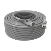 Cordon RJ45 cat7 SFTP 100 Ohms LSOH surmoulé gris 30m