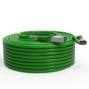 Cordon RJ45 cat7 SFTP 100 Ohms LSOH surmoulé vert 30m