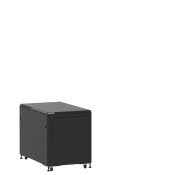 512610KPPSAPL - Baie de brassage 12U 600x1000mm (LxP) 500kg, En kit, Porte avant panneau plein / Porte arrière nid d'abeille, Avec panneaux latéraux