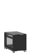 512610KPPSAZL - Baie de brassage 12U 600x1000mm (LxP) 500kg, En kit, Porte avant panneau plein / Porte arrière nid d'abeille, Sans panneaux latéraux