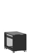 512610KPPSVZL - Baie de brassage 12U 600x1000mm (LxP) 500kg, En kit, Porte avant panneau plein / Porte arrière en verre, Sans panneaux latéraux