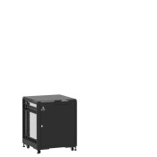 En kit - Baie 12U 600x600mm, porte avant : Simple Pleine, porte arrière : Simple Verre, sans panneaux latéraux