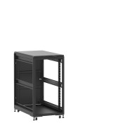 En kit - Baie 21U 600x1000mm, porte avant : Sans Porte, porte arrière : Simple Pleine, sans panneaux latéraux