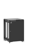 En kit - Baie 21U 800x800mm, porte avant : Simple Pleine, porte arrière : Simple Verre, sans panneaux latéraux