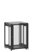 Baie 21U 800x800mm, porte avant : Simple Verre, porte arrière : Sans Porte, sans panneaux latéraux