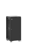 En kit - Baie 24U 600x600mm, porte avant : Simple Pleine, porte arrière : Simple Pleine, sans panneaux latéraux