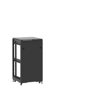 Baie 24U 600x600mm, porte avant : Panneau Plein, porte arrière : Sans Porte, sans panneaux latéraux