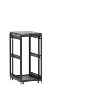 En kit - Baie 24U 600x800mm, porte avant : Sans Porte, porte arrière : Sans Porte, sans panneaux latéraux