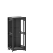 Baie 27U 600x600mm, porte avant : Sans Porte, porte arrière : Simple Pleine, sans panneaux latéraux